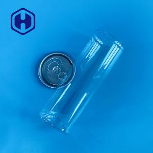 Iced Cold Coffee Chocolate Plastic Drink Can 310ml Clear Straight Side Flat