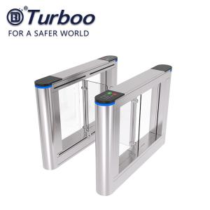 High Speed Flap Barrier Gate / Controlled Access Gates With Infrared Sensors