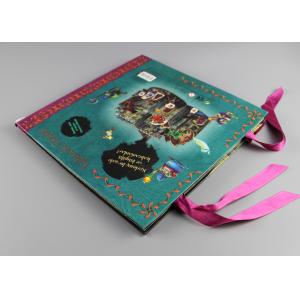 Glitter And Gold Foil Children Pop Up Books Custom Pattern And Size For Babies