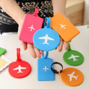 Custom pvc luggage tag for travel suitcase