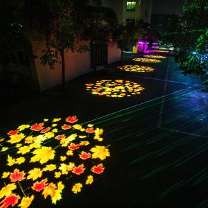 Outdoor Waterproof Laser Custom Logo Projection Indoor Door Floor Rotate Gobo