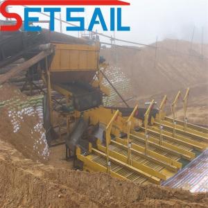 Corrosion Resistant Material Land Mining Machinery with Agitation Chute and Gold