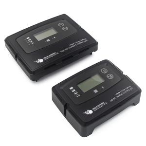 Cheap Black 15A Digital Solar Charge Controller with LCD+LED Display and 50V Maximum Input Voltage for 12V 24V Systems for sale