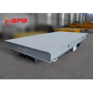 Railway Cable Powered 10T Flat Material Transfer Carts For Cleaning Room