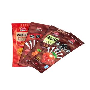 Food Grade Material Three Side Seal Pouch Heat Seal Laminated Plastic Matte