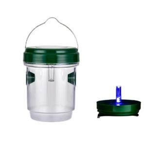Practical Solar Panel Wasp Bee Trap Bug Zapper Fly Cacher for Outdoor Pest Control