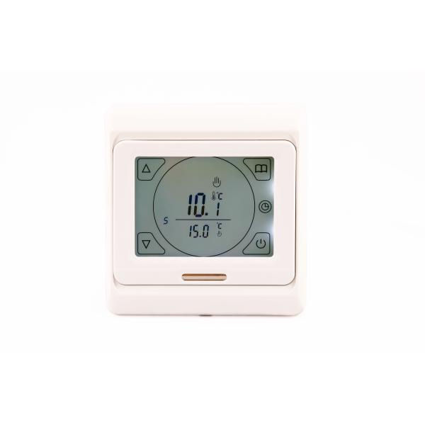 Small Touch Screen Programmable Water Heating Thermostat With Temperature