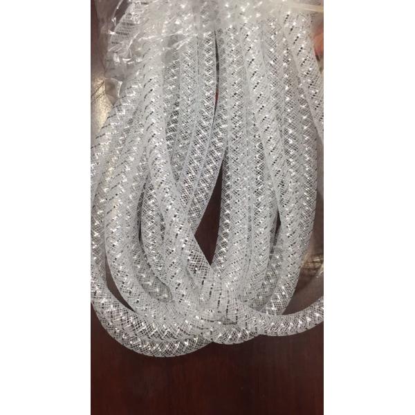 Quality Expandable Braided Wire Mesh Sleeve , 8MM Protective Mesh Sleeving Colorful wholesale