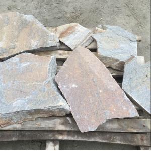 Cheap Rustic Quartzite Random Flagstone Landscaping Stones Crazy Stone Irregular Flagstone for sale