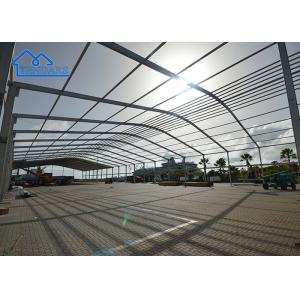 China Big Luxury Arcum Curve Design Aluminum Frame Transparent Marquee Tent For 300 500 1000 People on sale