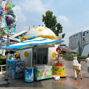 Popcorn Customized Fiberglass Kiosk For Amusement Park