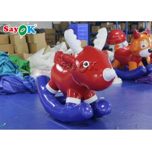 Inflatable Rocking Horse Baby Toys PVC 1.8x0.7x1.8 MH Inflatable Pony Horse