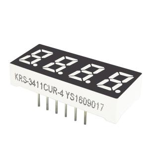 Customized 4 Digits 7 Segment LED Displays Common Anode 0.8inch