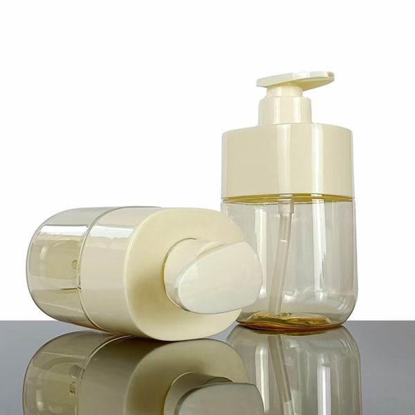 Smooth Surface 300ml Hand Lotion Container Empty Skin Care Packaging Body Wash