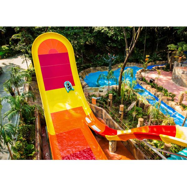 Quality 13m Platform Height Big Water Slides Strong Reception Capacity Oxidation Resistance wholesale