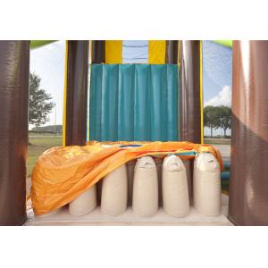 Mega Run Kids Inflatable Obstacle Course Games With Climbing Wall