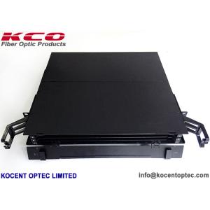 LC/APC 1U 144cores Optica Fibra MPO MTP Rack Mount Patch Panel