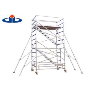 Strong Loading Scaffolding Frame System Mobile Aluminium Scaffold Access Tower