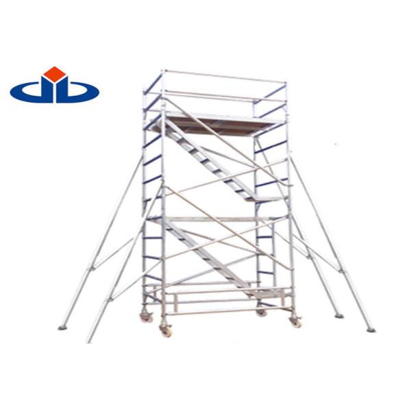 Quality Strong Loading Scaffolding Frame System Mobile Aluminium Scaffold Access Tower wholesale