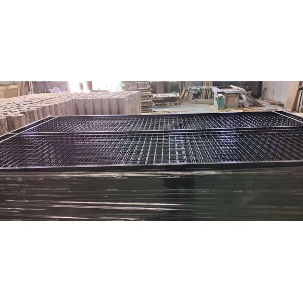 Yellow Colored 1.8m Height Canada Standard Outdoor Construction Temporary Fence Panel