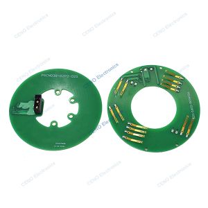 Cheap PCB-style Pancake Slip Ring with electric power &amp; CAN signal for robotic for sale