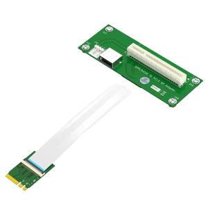 China M.2 Key A/E to PCI-E X8 Riser Card with USB 2.0 480Mbps on sale