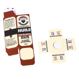 CMYK 1.6mm Thick Cosmetic Product Boxes Makeup Custom Printing 350gsm