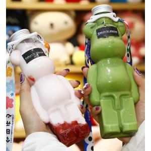 Modern Milk Tea Bottles With Plastic Handle For Packaging