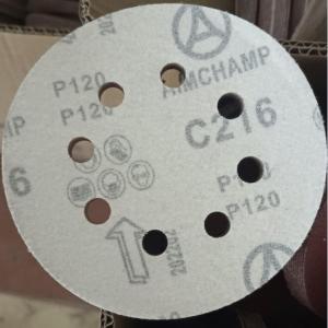 Red Aluminum Oxide Hook And Loop Sanding Discs 80pcs Mix Grits Sandpaper Discs