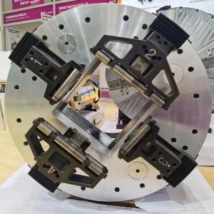 China Pneumatic Rotary Main Front Chuck Single Bearing Full Stroke For Laser Pipe Cutting on sale