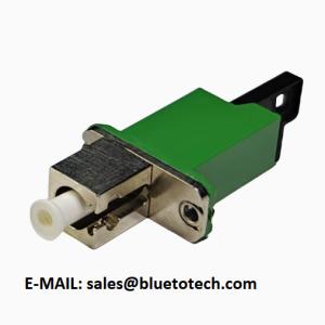 Fiber Optic LC/APC to E2000/APC Hybrid Adapters Single Model Green Simplex E2000/APC TO LC/APC single Mode Simplex Fiber Opitc Hybrid Adapter