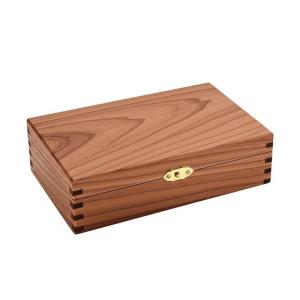 Spanish Cedar Cigar Tobacco Box 20 Cigars Capacity With Humidity Control