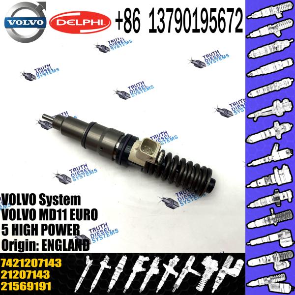 Quality Direct Sale Diesel Fuel Injector 21569191 7421207143 21207143 BEBE4J00001 For VOL MD11 EURO 5 HIGH POWER wholesale