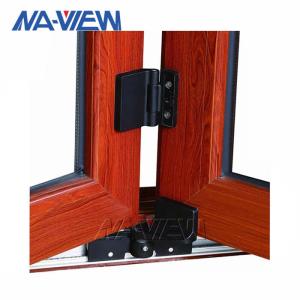 Soundproof Fold Up Porch Windows 6063 Aluminum Vertical Bifold Window