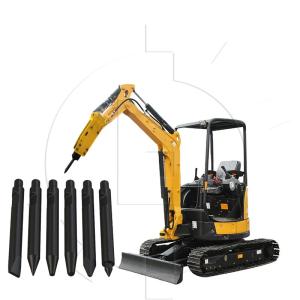 Cheap Hydraulic Hammer Parts Rod Tool For Furukawa F22 F20 F27 F19 F35 F45 Hydraulic Breaker Moil Point Chisel for sale