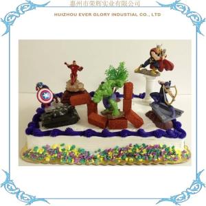 Customized Spider Man Birthday Cake Topper Plastic Toy