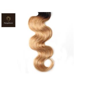 Skin Friendly 100g 1b27 Ombre Blonde Bundles , Ombre Body Wave Bundles