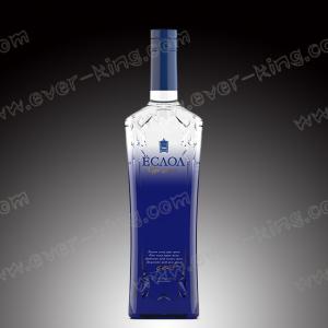 750 ML Crystal White Flint Custom Glass Bottle for Luxury Liquor and Spirit