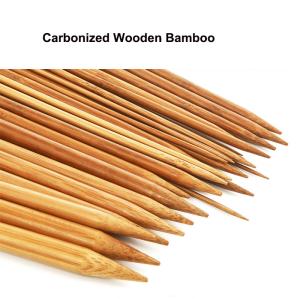 12pcs Bamboo Circular Knitting Needles Bamboo Crochet Hooks Set