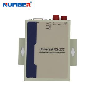 SM Duplex RS232 Serial To Fiber Converter Asynchronous Point To Point