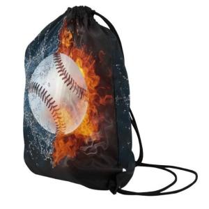 210D Polyester Rope Bag Pulling Nylon Oxford Pocket Sack Cinch Tote Gym Storage