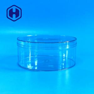 China Round Biscuit Cookies Clear Plastic Packaging Box 620ml on sale