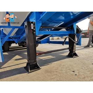 Transport 3 Axles 50cbm Cement Silo Trailer With Air Compressor