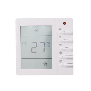 230V Digital Display Thermostat 3 Speed Fan Coil Thermostat For Hvac System