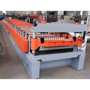 Composite Deck Floor Roll Forming Machine 0.8mm - 1.5mm Galvanized Steel