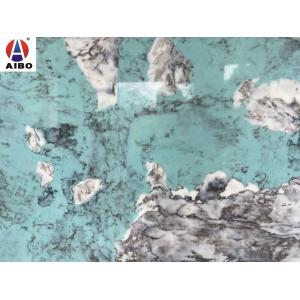Blue Luxury Marble Interior decoration Marble Looking Quartz Stone Countertop