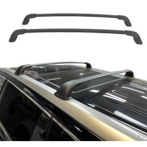 Cheap Black Silver Aluminum Alloy Lockable Universal Cross Bar Rails For SUV Pickup Truck for sale