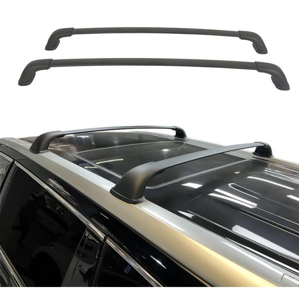 Black Silver Aluminum Alloy Lockable Universal Cross Bar Rails For SUV Pickup