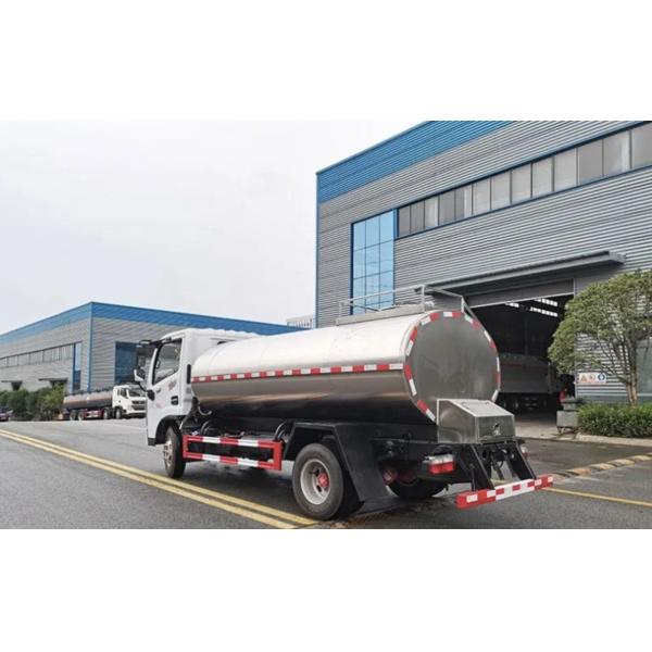 Cheapest 4*2 5000 Liters Milk Tanker Truck With Stainless Steel Material
