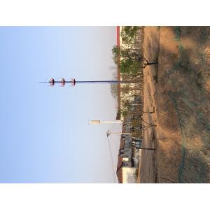 PLS Pole 56m BTS Self Supporting Antenna Tower